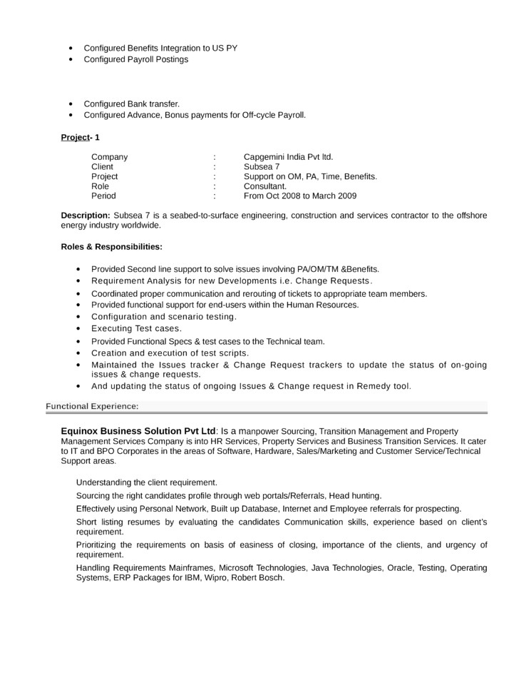 professional hr consultant resume templates and samples page4