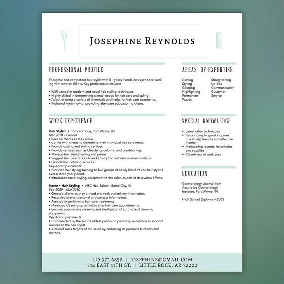 Resume format for Beautician Job | williamson-ga.us