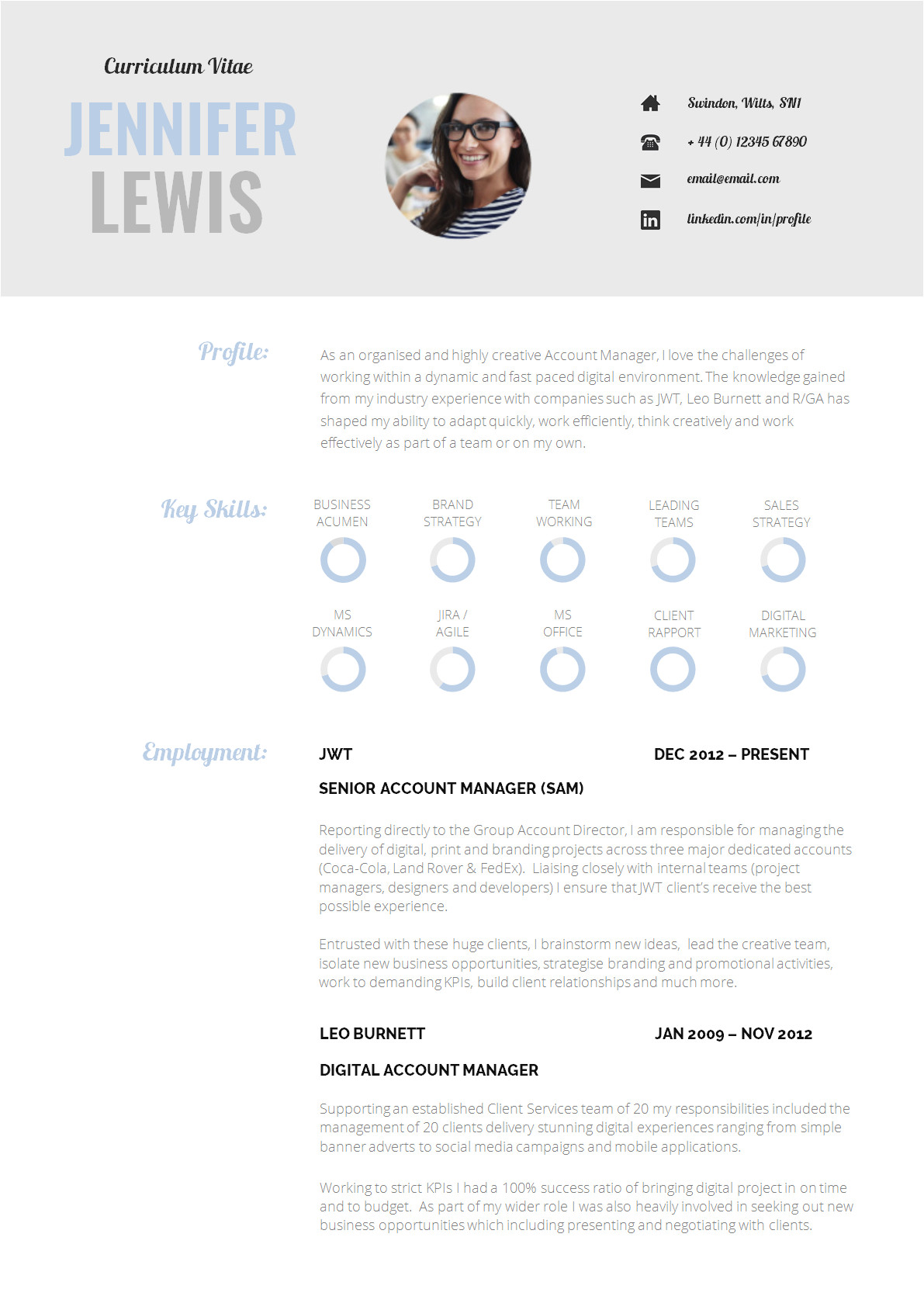 13 highly slick and professional cv templates