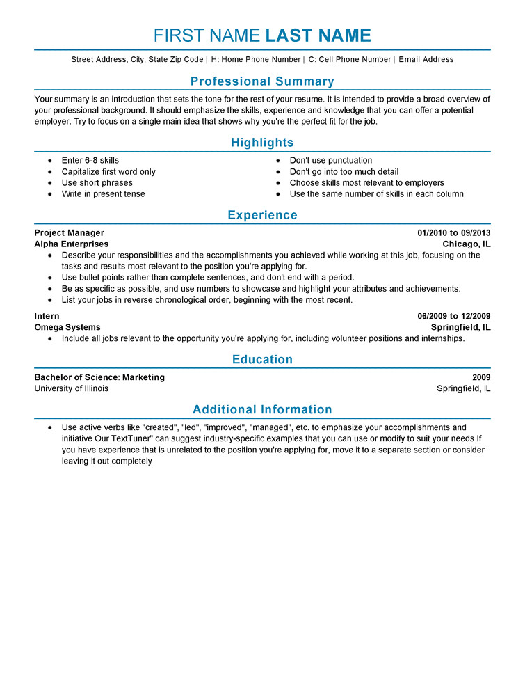 Sample Resume for Experienced Experienced Resume Templates to Impress Any Employer