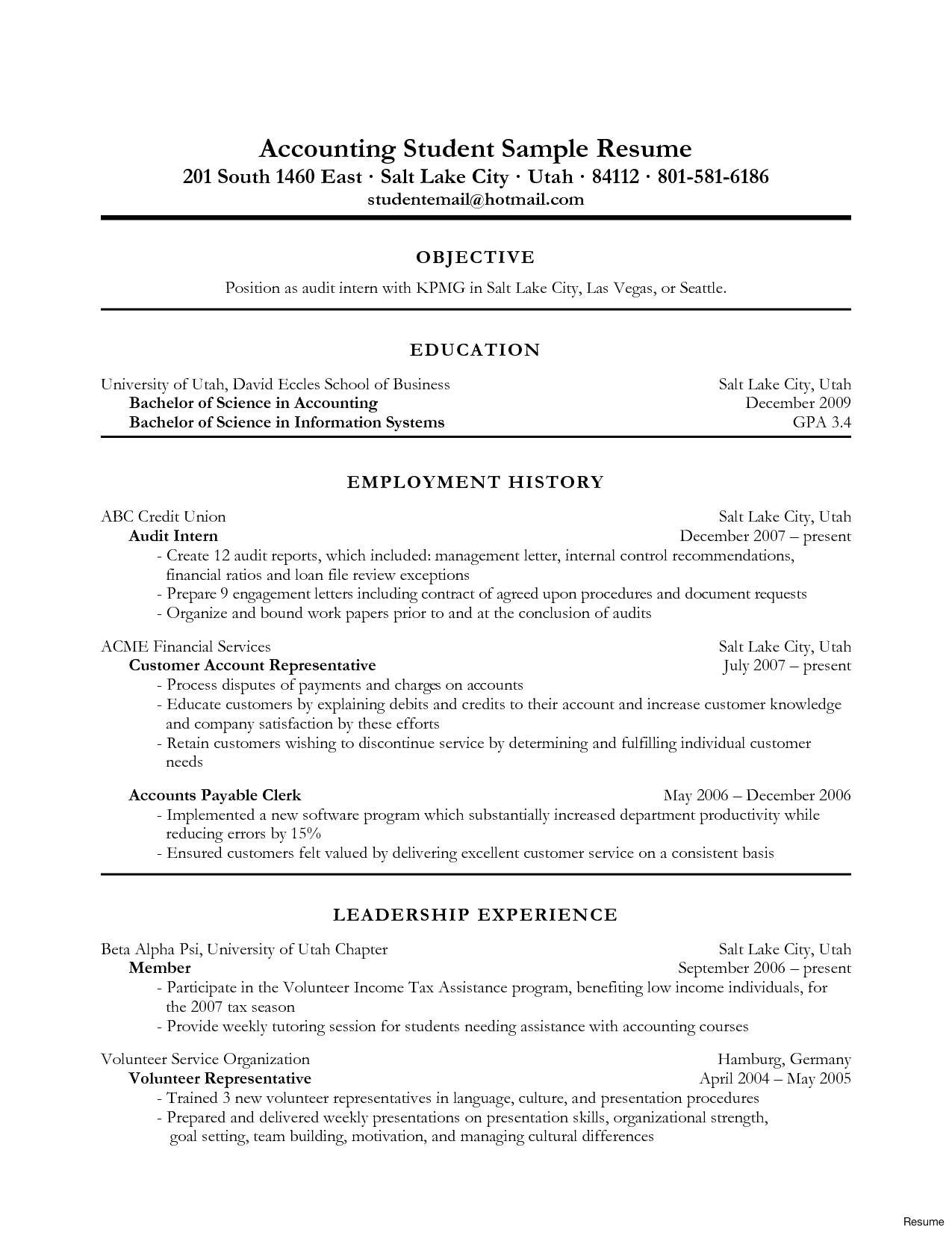 resume format for bsc zoology