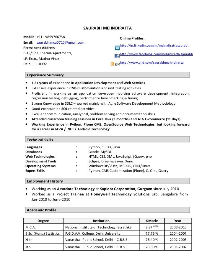 Software Engineer Resume 2 Years Experience Sample Resume software Engineer 2 Years Experience 3