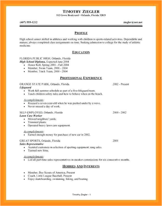 free online resume builder for college students