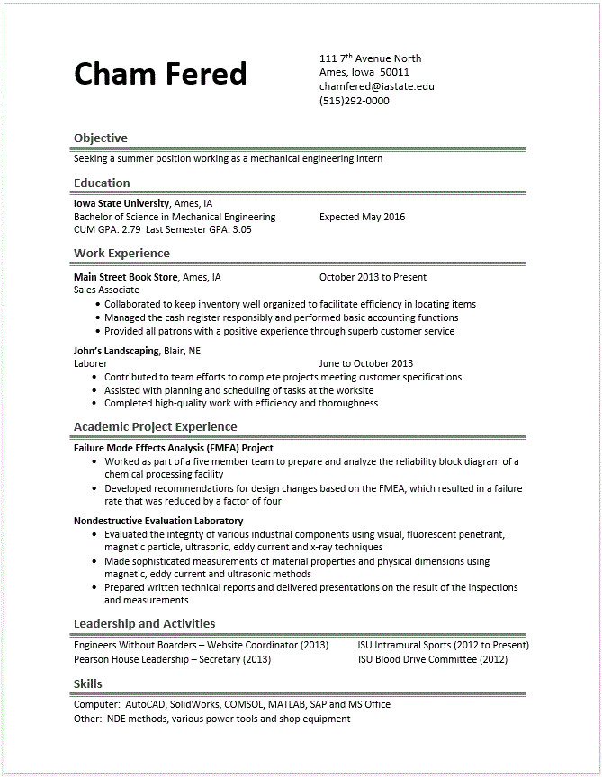 10 resume highlights examples