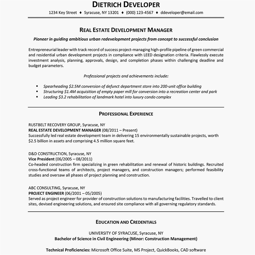 resume career highlights section 2062083