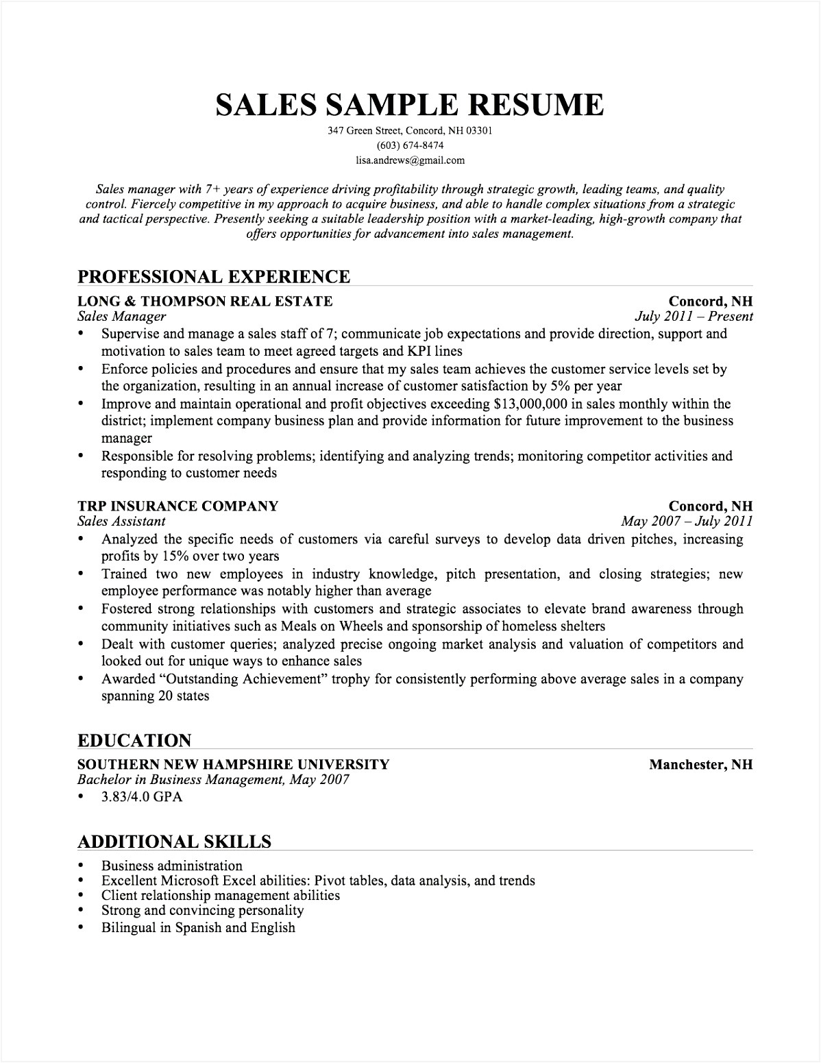 unix system engineer sample resume