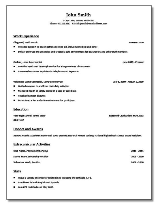 what should a resume look like 4102