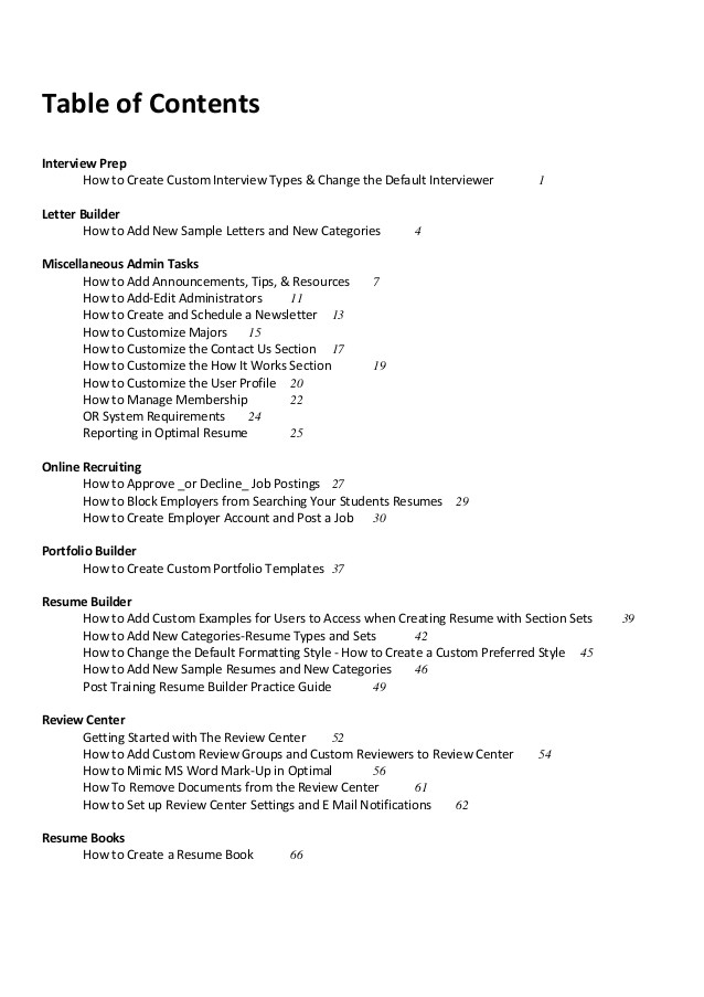 resume templates youth central