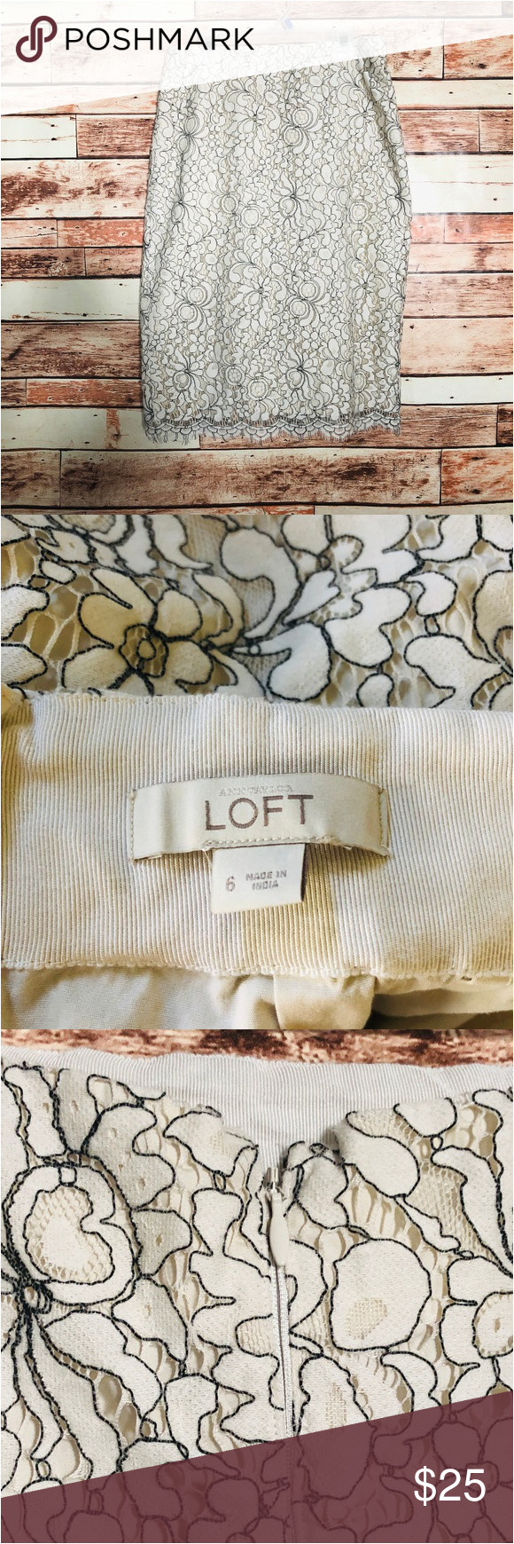 Ann Taylor Loft Love Card Ann Taylor Loft Cream Lace Overlay Skirt Ann Taylor Loft