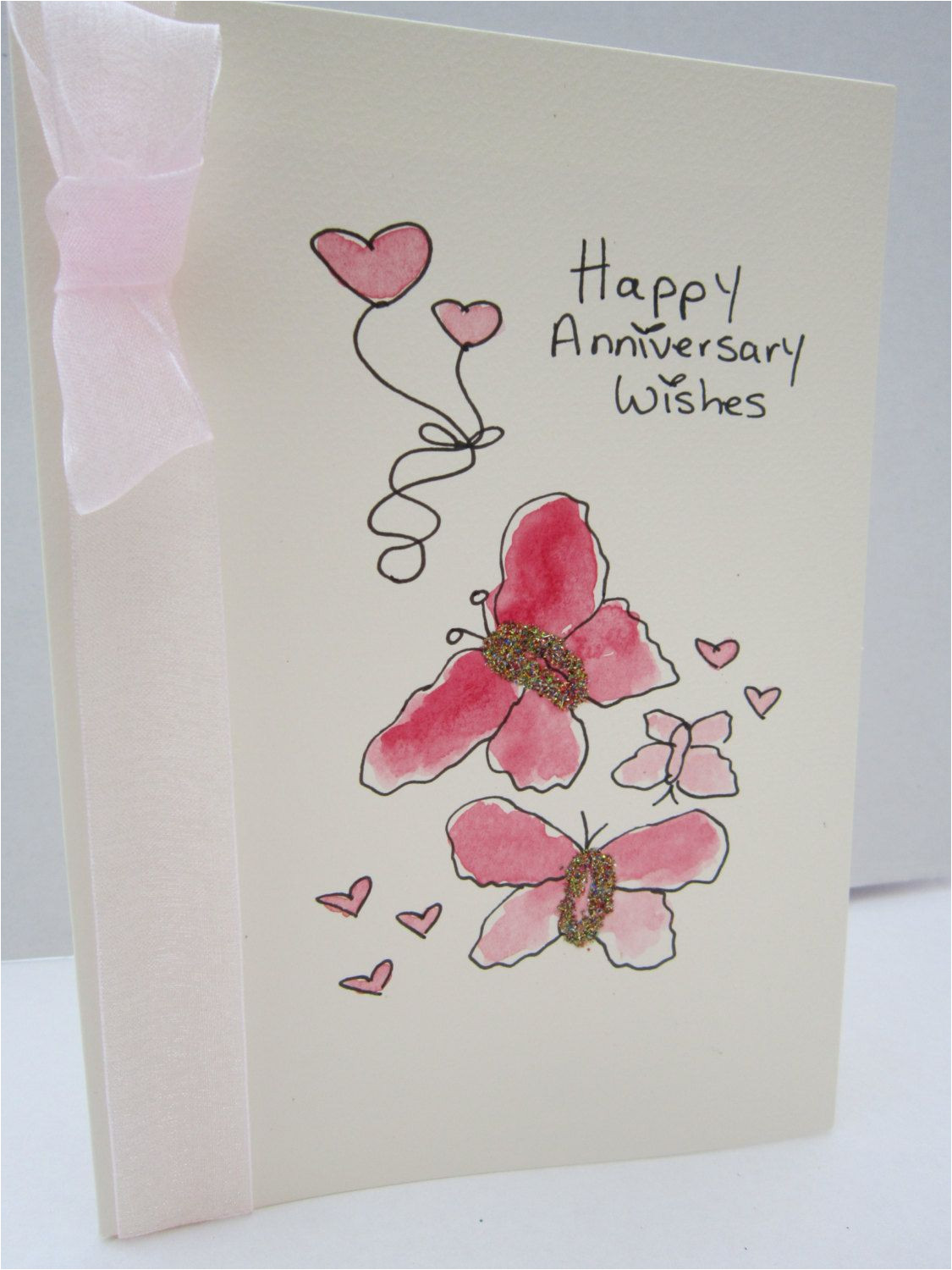 Anniversary Ke Liye Greeting Card Anniversary Card Watercolour Card Hand Painted Card