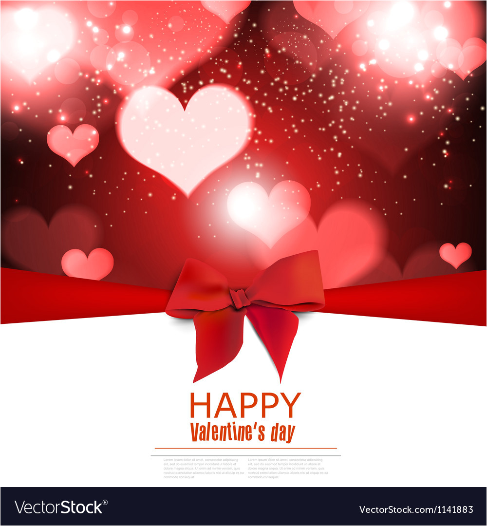 beautiful greeting cards with red bows and copy vector 1141883 jpg