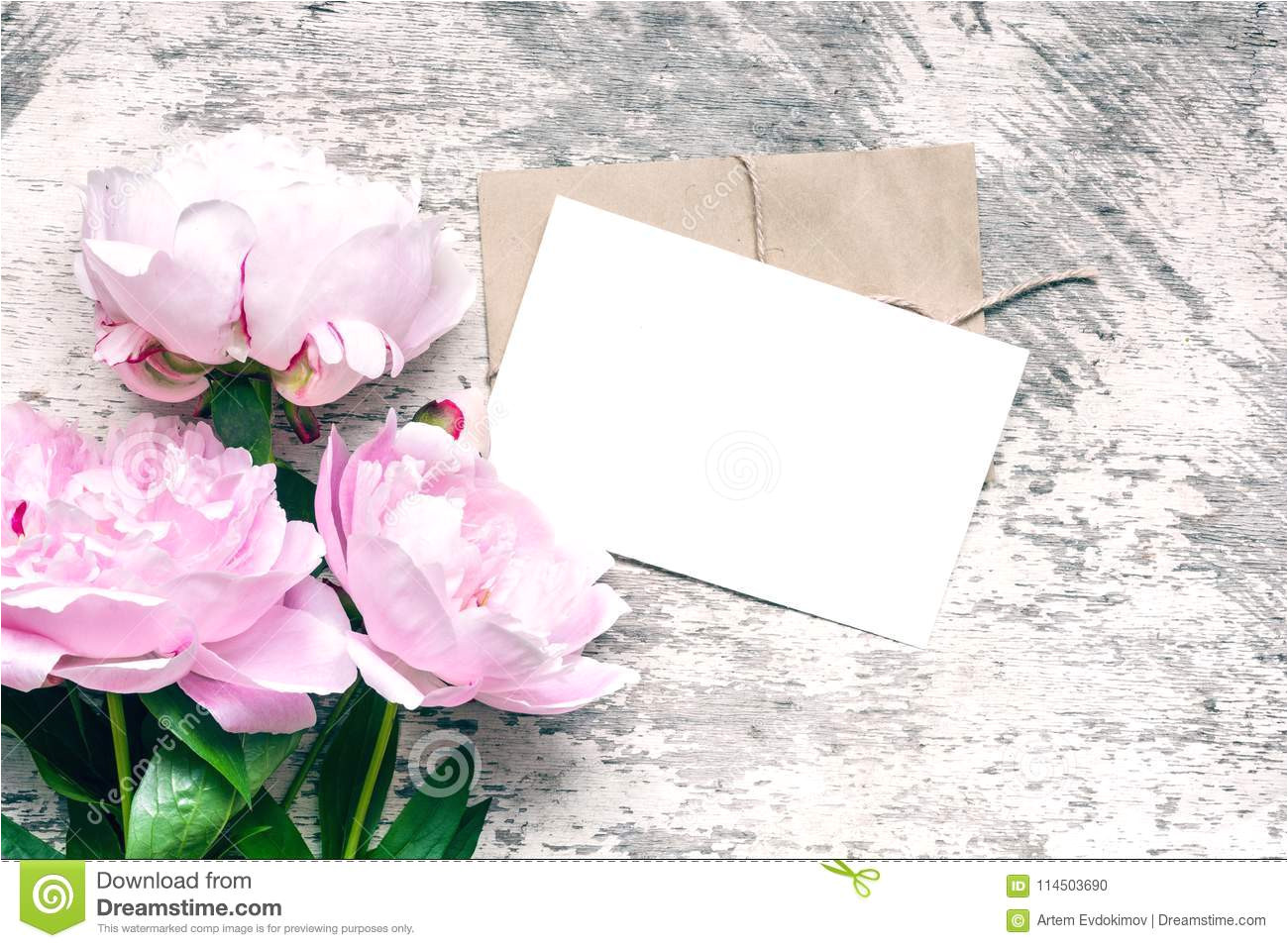 stylish branding mockup to display your artworks blank greeting card wedding invitation pink peony flowers mock up 114503690 jpg