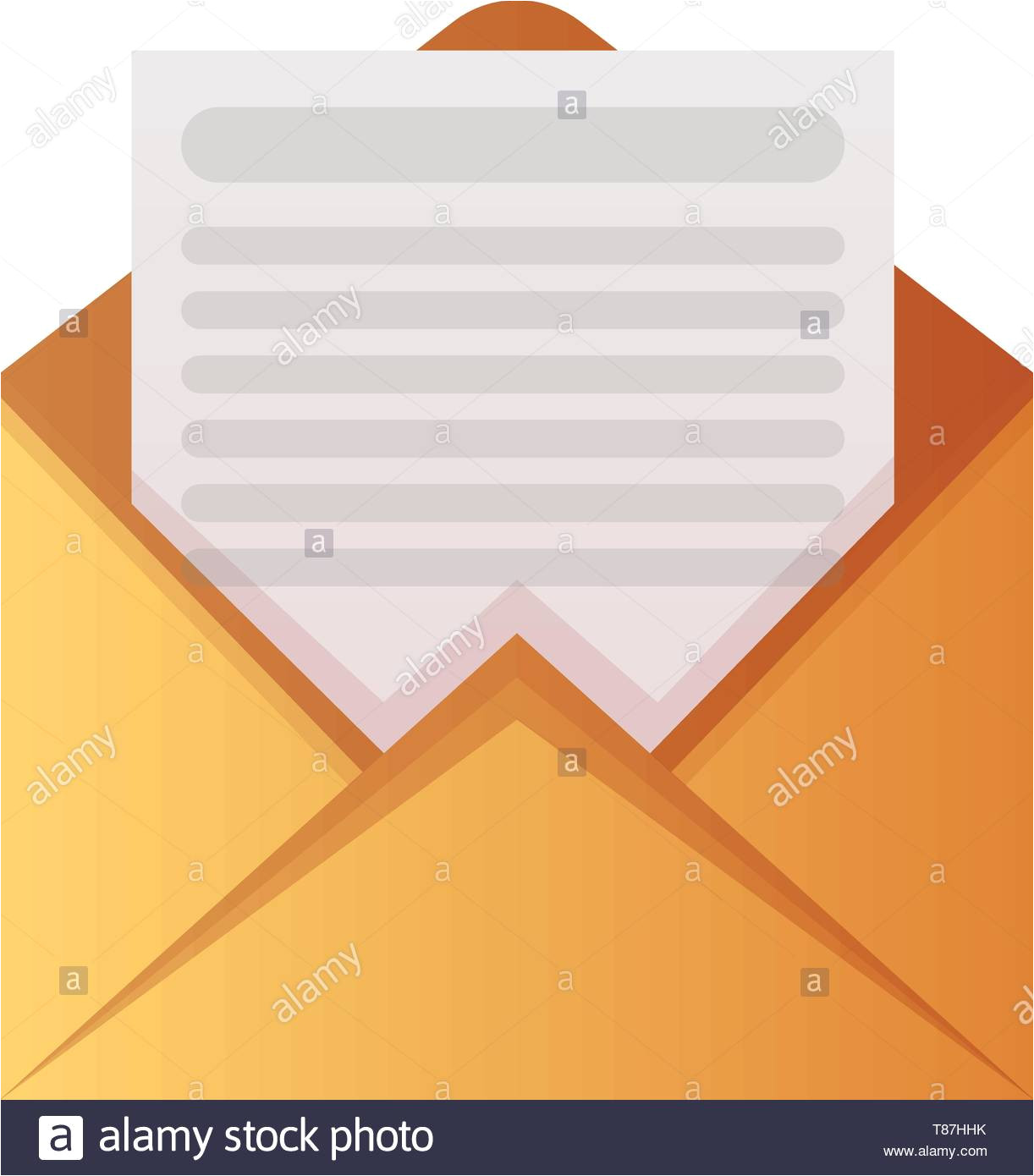 open envelope icon cartoon of open envelope vector icon for web design isolated on white background t87hhk jpg