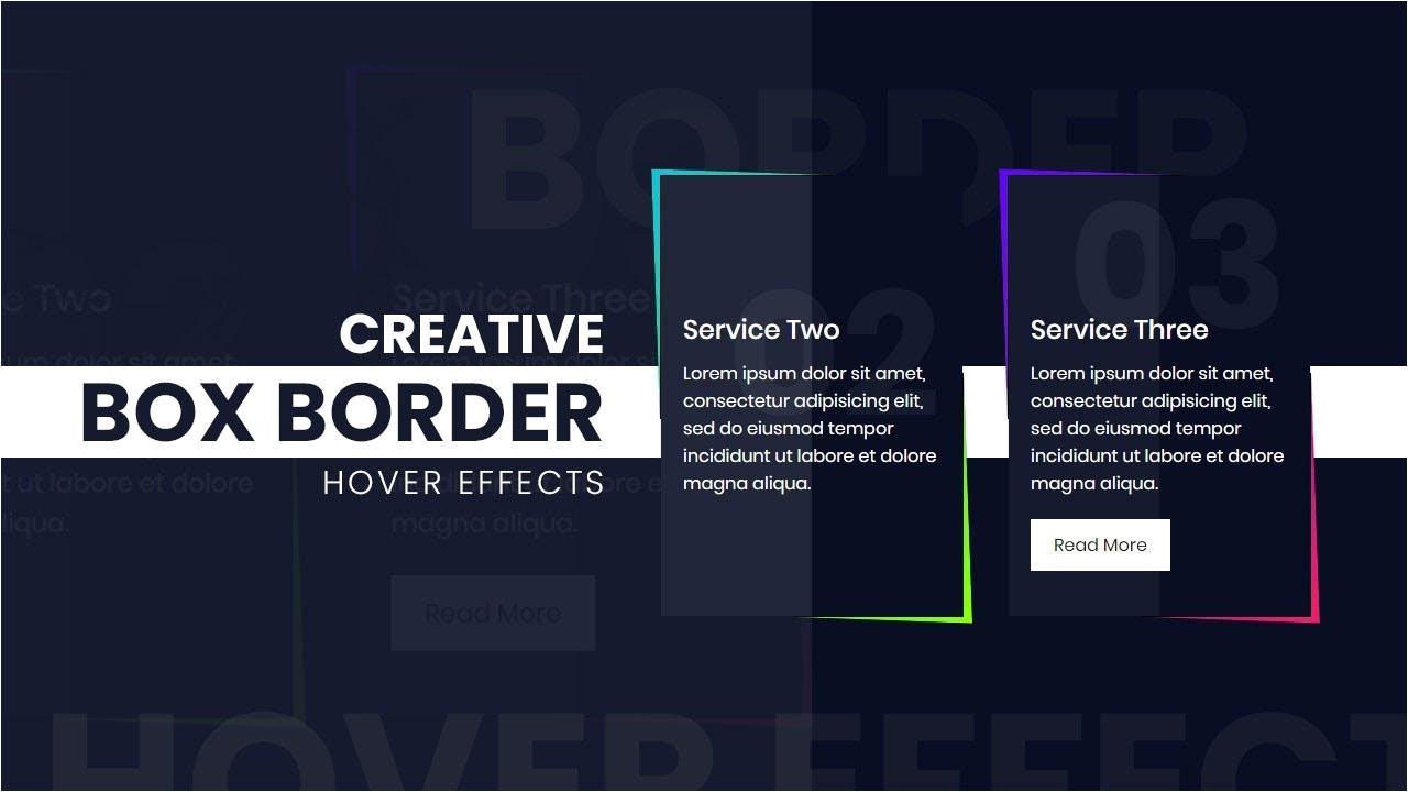 Bootstrap Card Border On Hover Css Skewed Border Creative Box Border Hover Effects HTML Css