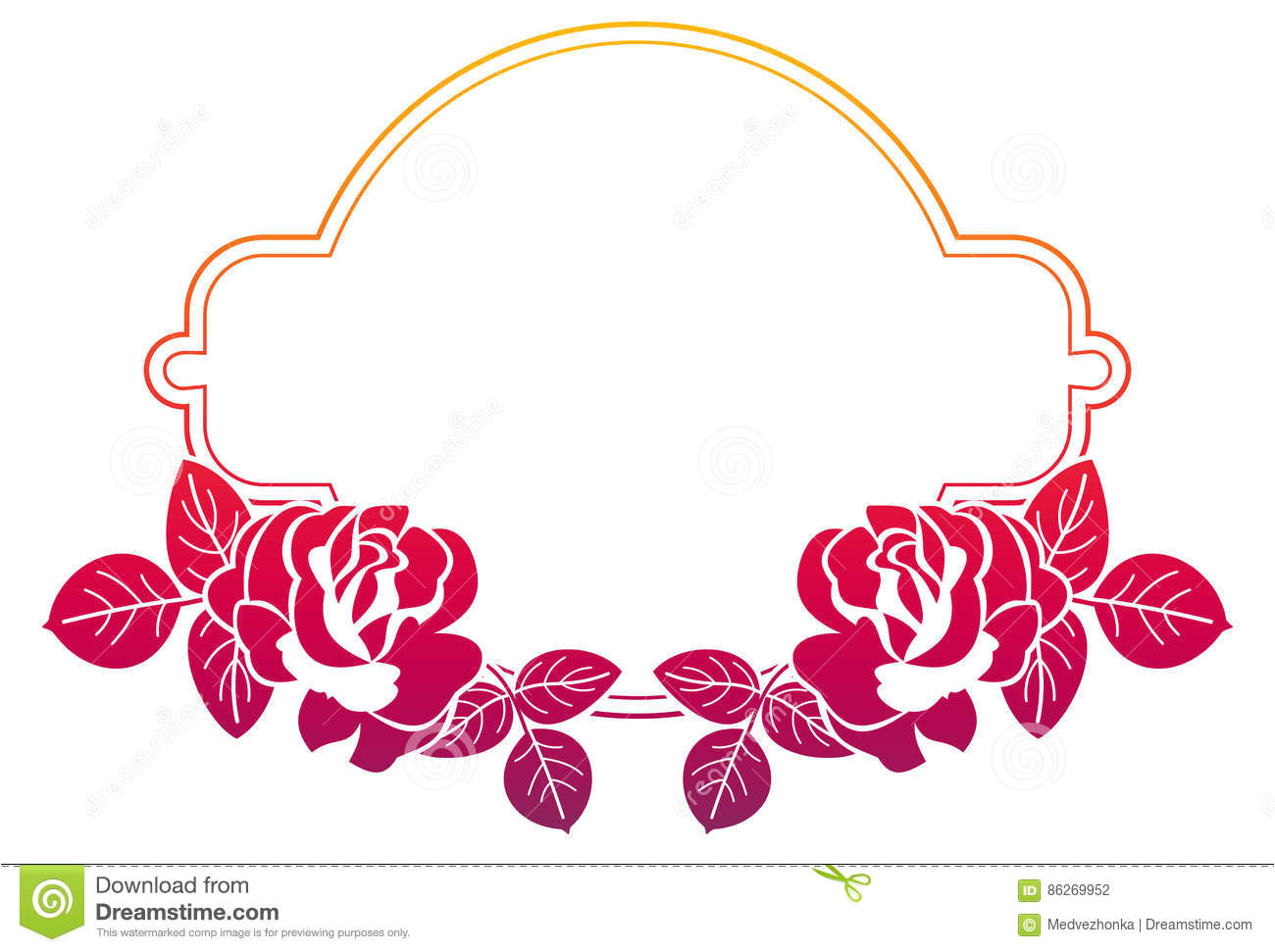 gradient frame roses raster clip art color advertisements wedding invitations greeting cards 86269952 jpg