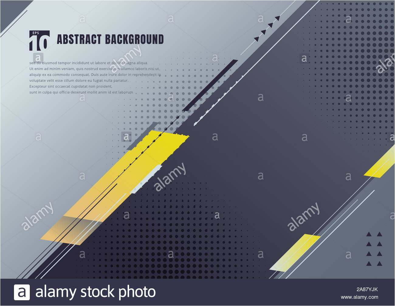 abstract template geometric diagonal elements background blue yellow and black oblique lines and triangles vector illustration 2a87yjk jpg