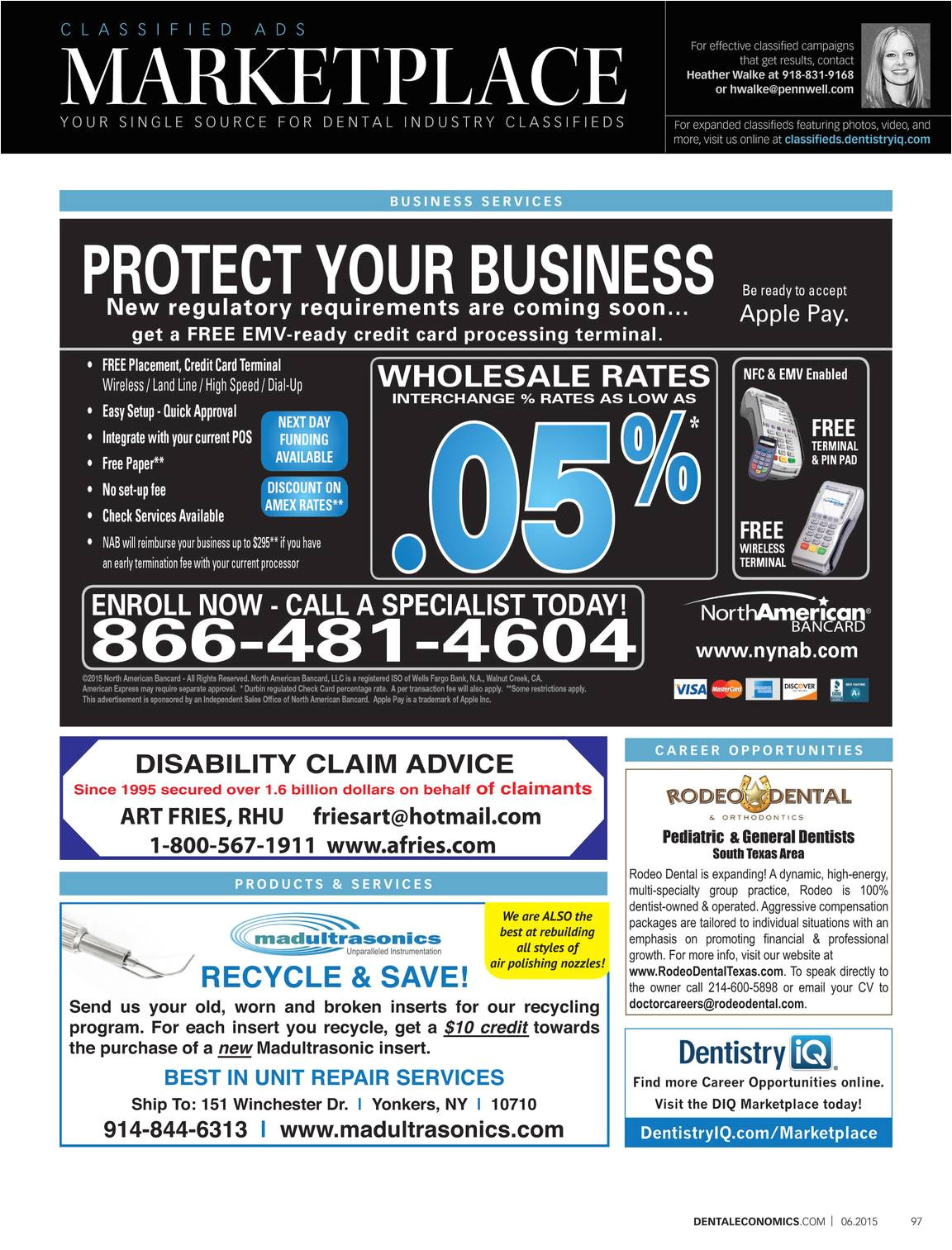 Business Elite Card Wells Fargo Dental Economics June 2015 Page 97