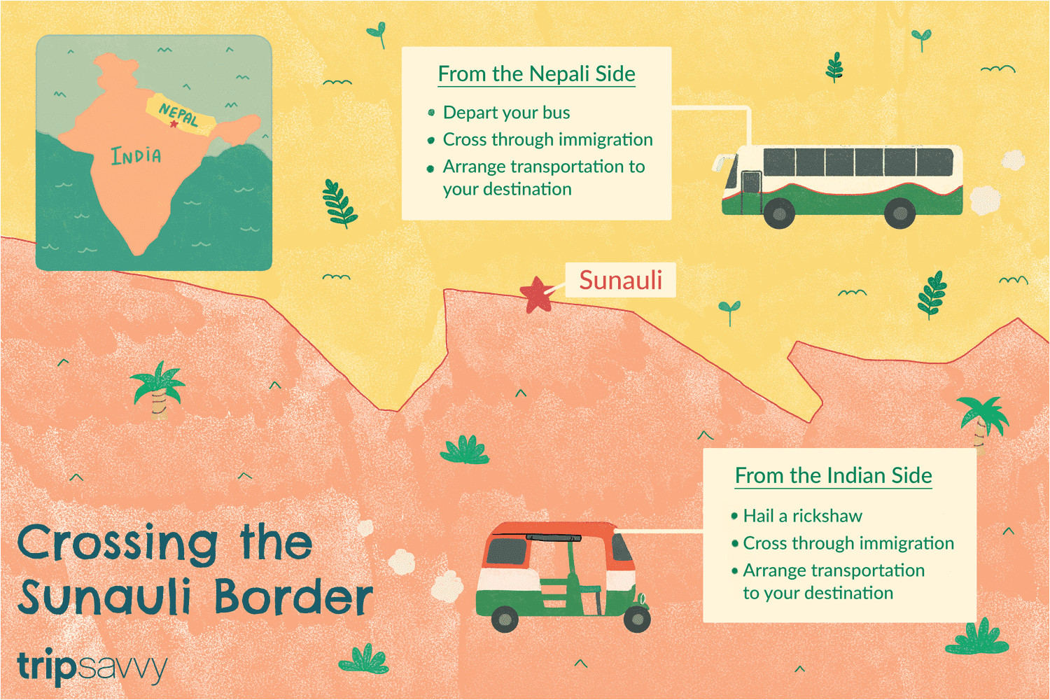 india nepal sunauli border crossing tips 1539748 final1 5c0a8bc6c9e77c000139b7de png
