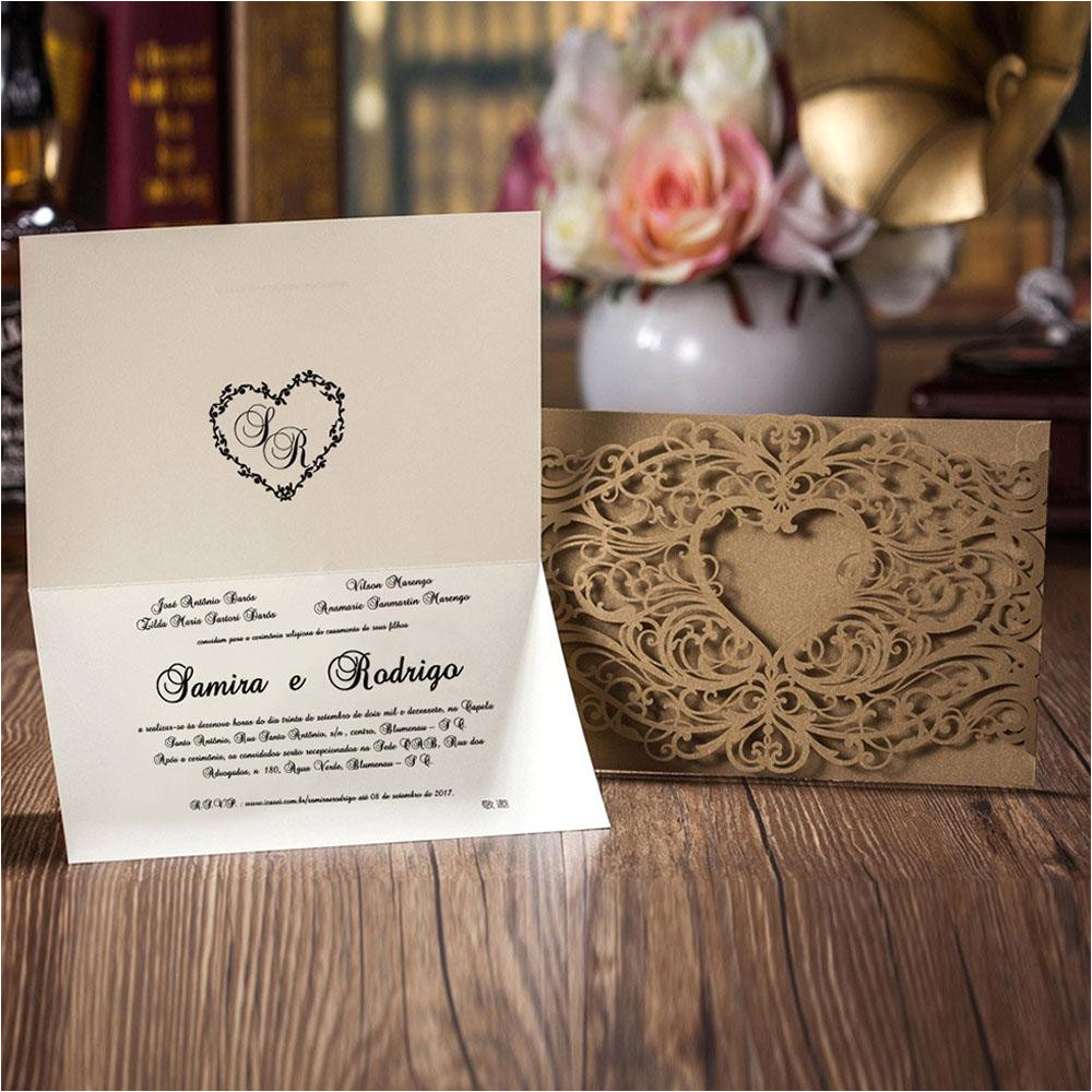 gold lace cut wedding invitation with motifs and heart shape cw4511 3 lrg jpg