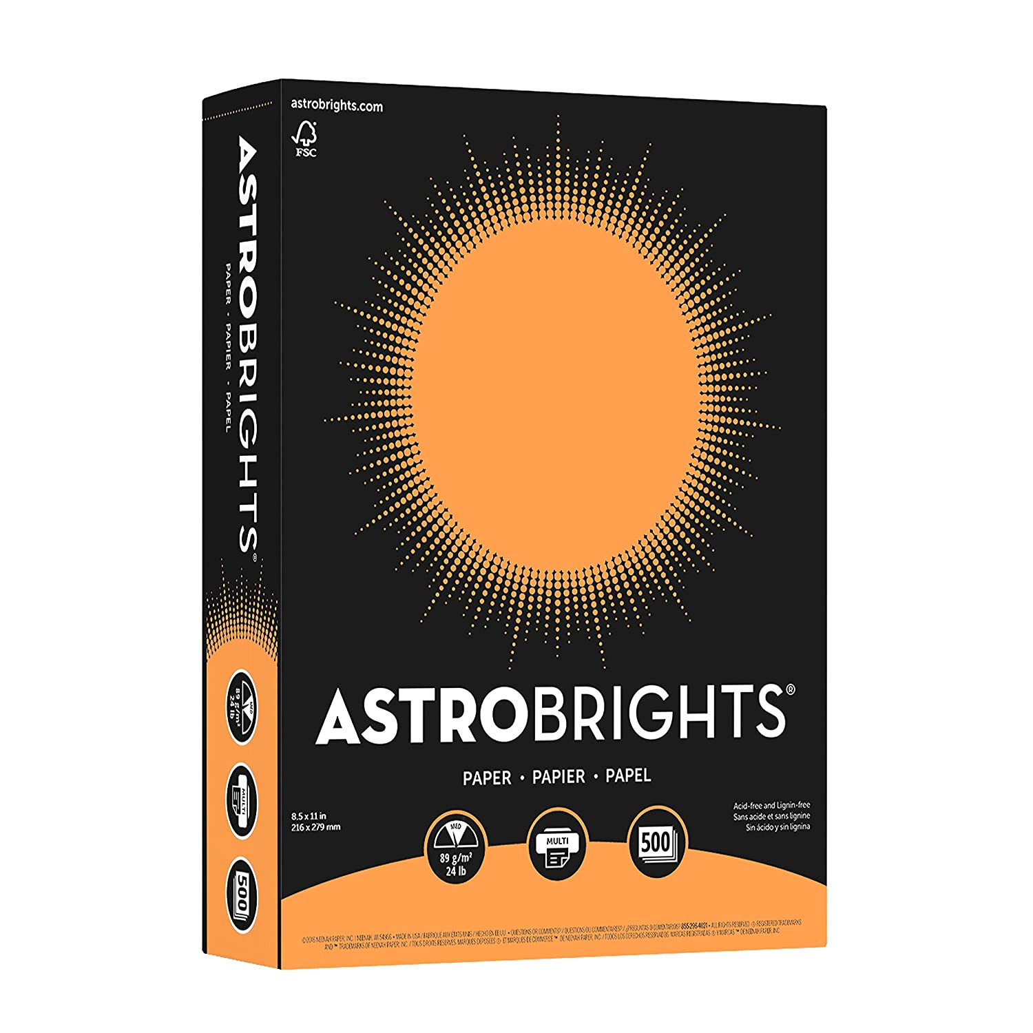 Cardstock Paper 8.5 X 11 Neenah astrobrights Premium Color Paper 24 Lb 8 5 X 11