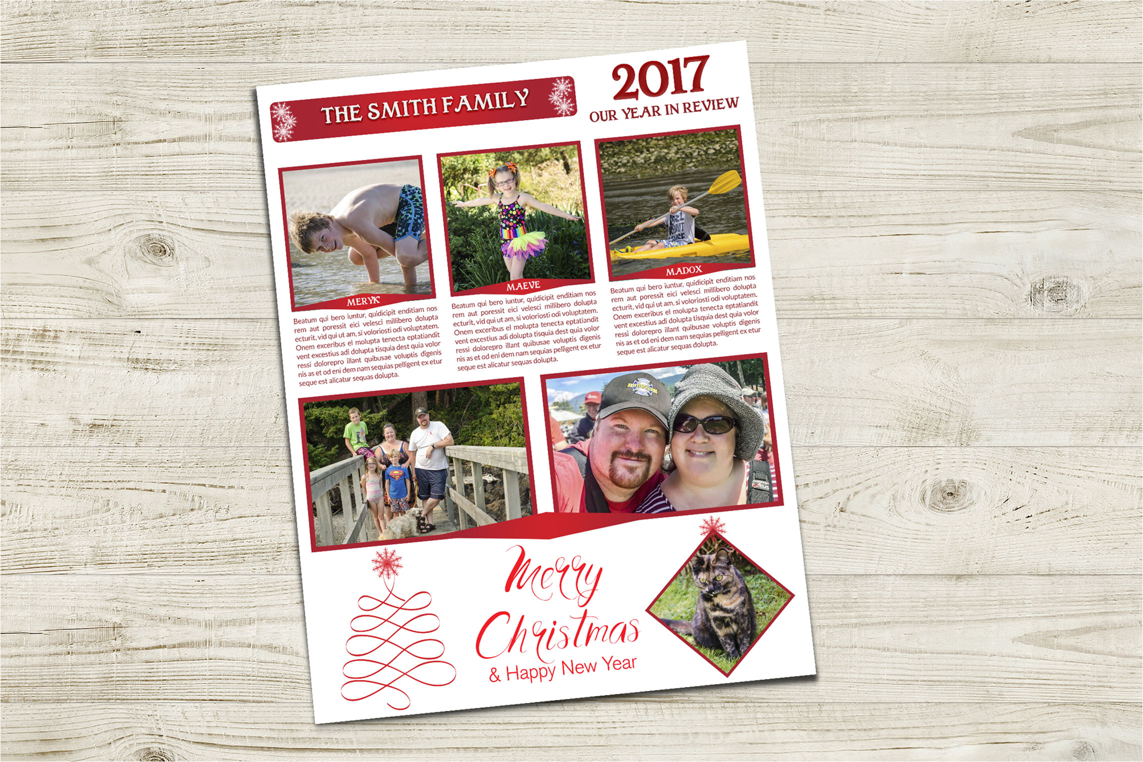 family newsletter christmas 2017 mock up jpg