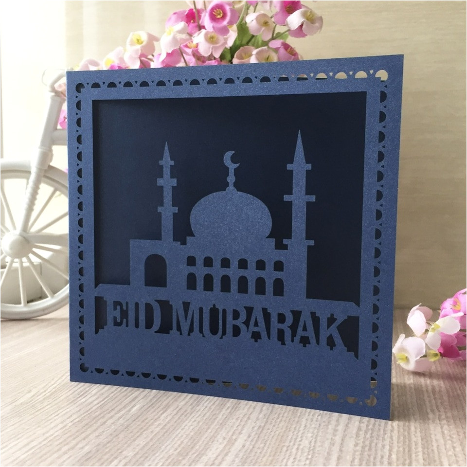 100pcs happy eid laser cut invitations cards greeting card ramadan decorations islamic party happy eid mubarak jpg 960x960 jpg