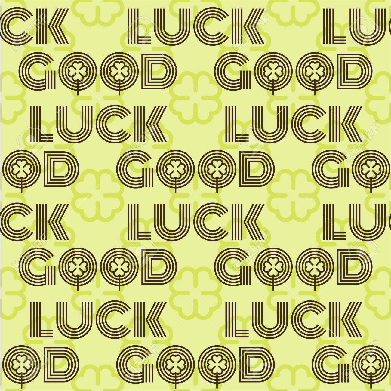 77073995 good luck seamless pattern farewell vector lettering with lucky phrase background greeting typograph jpg
