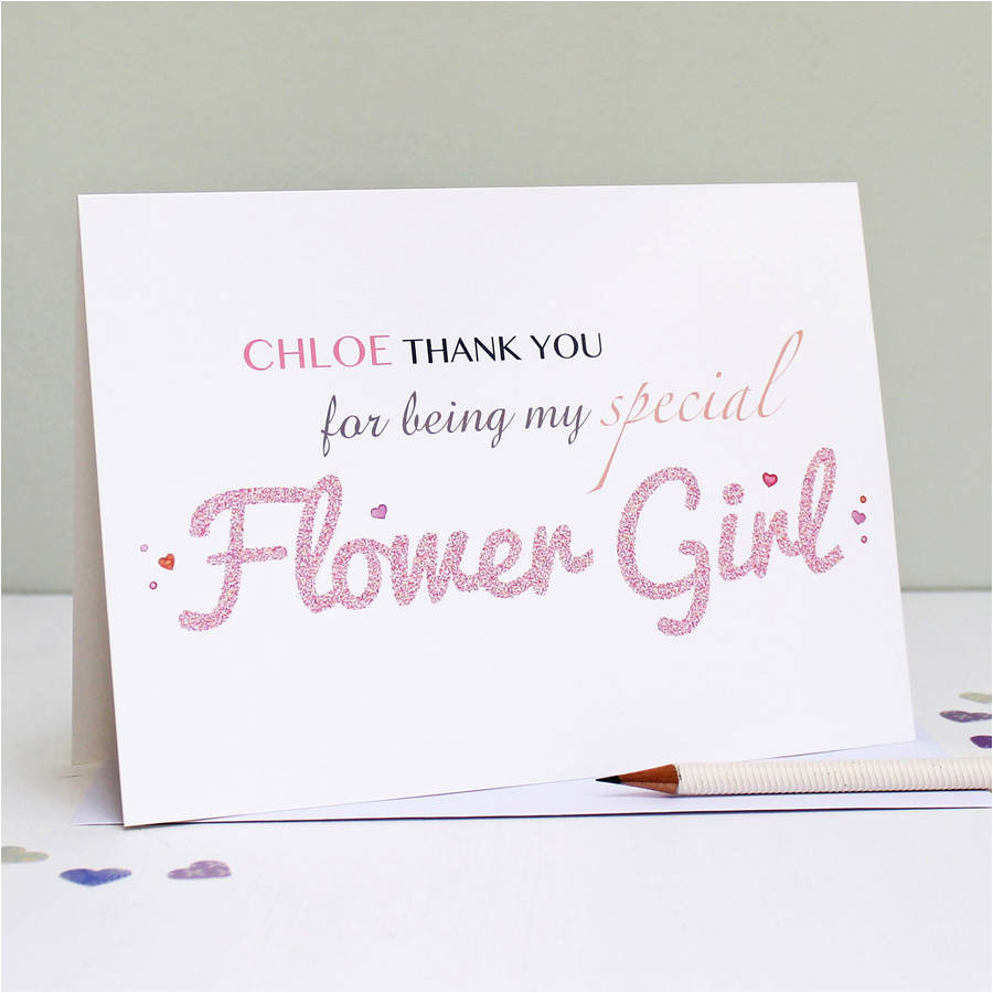original personalised flower girl thank you card jpg