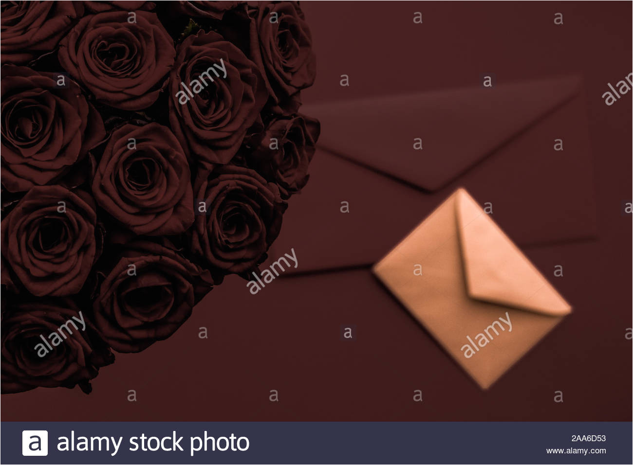 holidays gift floral present and happy relationship concept love letter and flowers delivery on valentines day luxury bouquet of roses and card on 2aa6d53 jpg