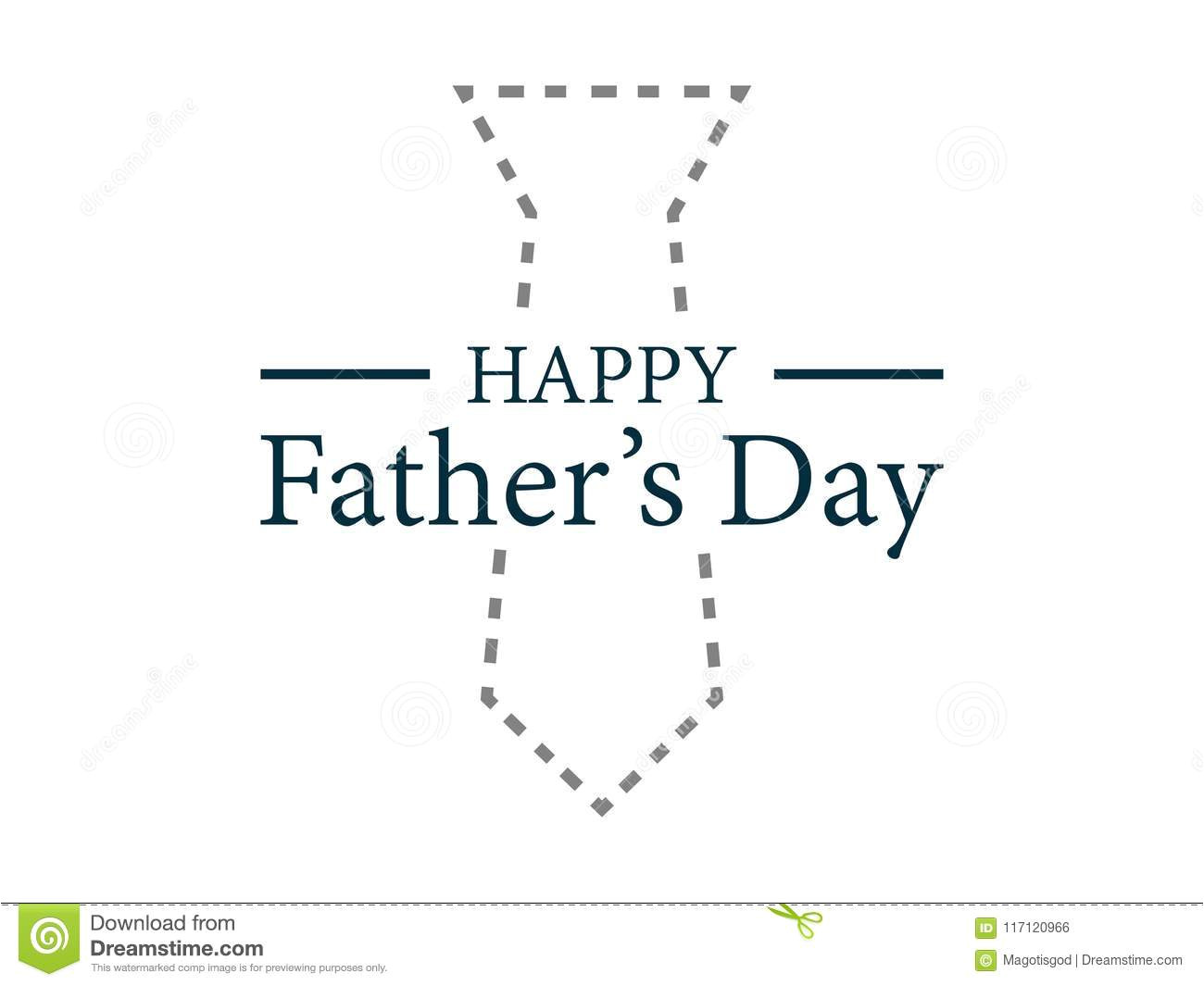 happy father s day greeting card dotted tie white background vector happy father s day greeting card dotted tie white background 117120966 jpg