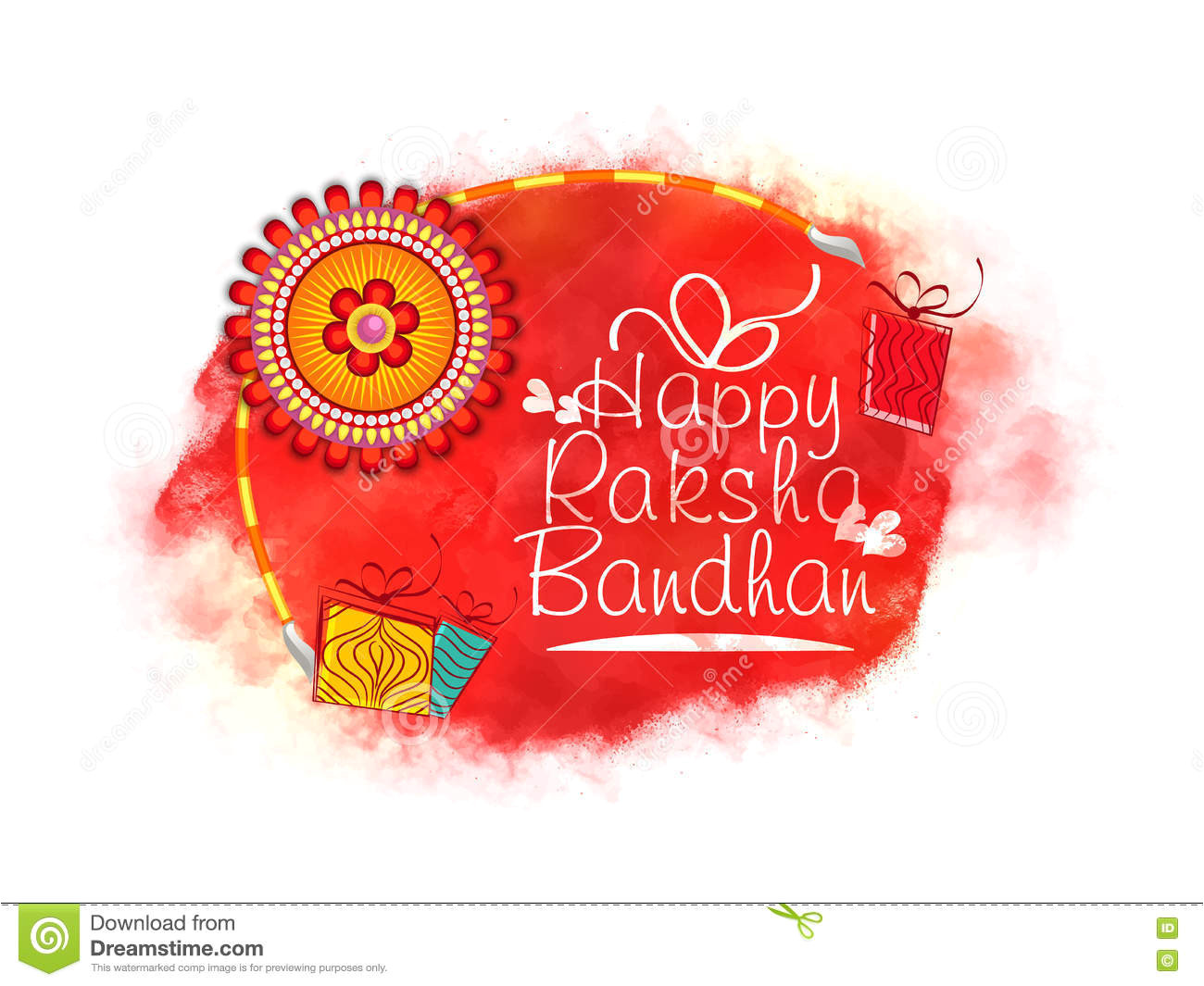 greeting card raksha bandhan celebration beautiful rakhi decorated elegant design indian traditional festival brothers 74920096 jpg