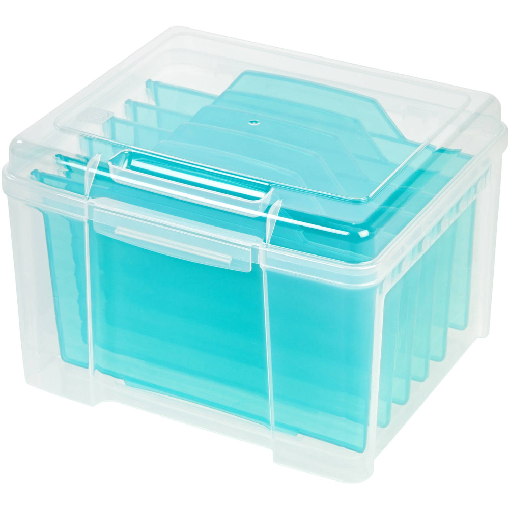 Greeting Card organizer Box with Dividers Arts Crafts Sewing In 2020 Greeting Card Storage Card