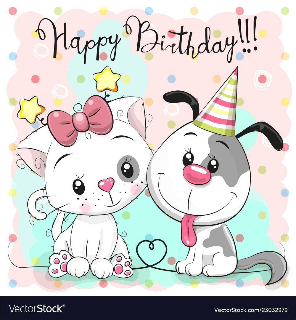 Happy Birthday From the Cat Card Happy Birthday Cat Card In 2020 with Images Happy