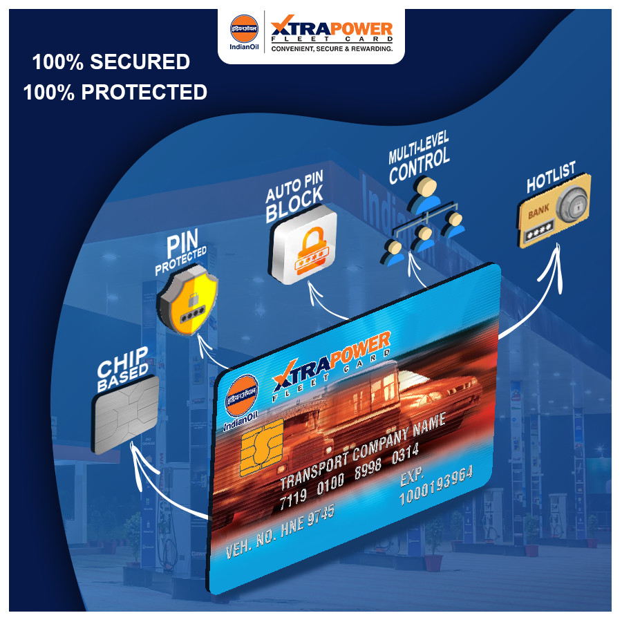 Indian Oil Xtrapower Easy Fuel Card Manage Your Fuel Expenses with 100 Secured Protected