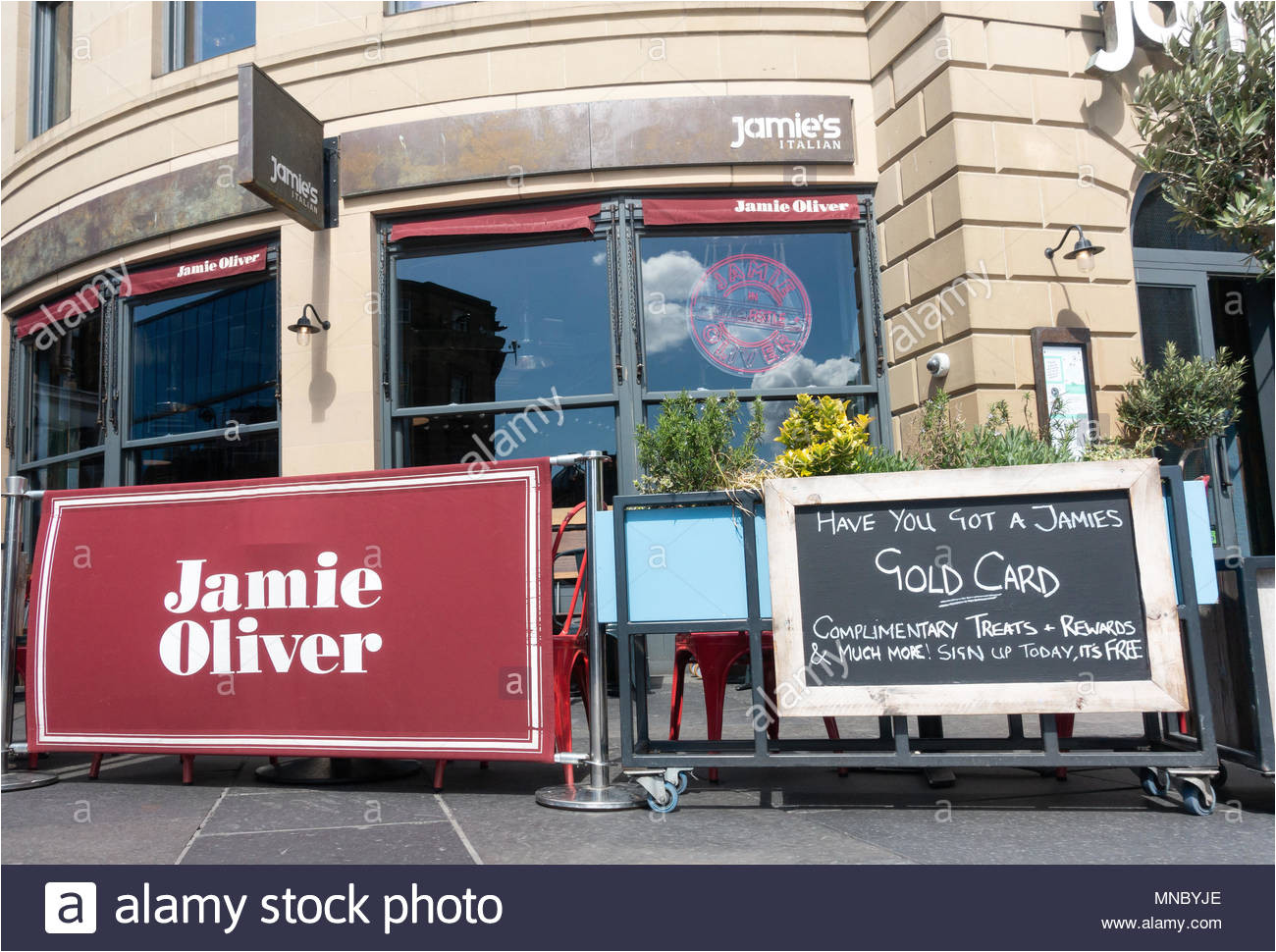 jamie oliver restaurant in newcastle upon tyne england uk mnbyje jpg