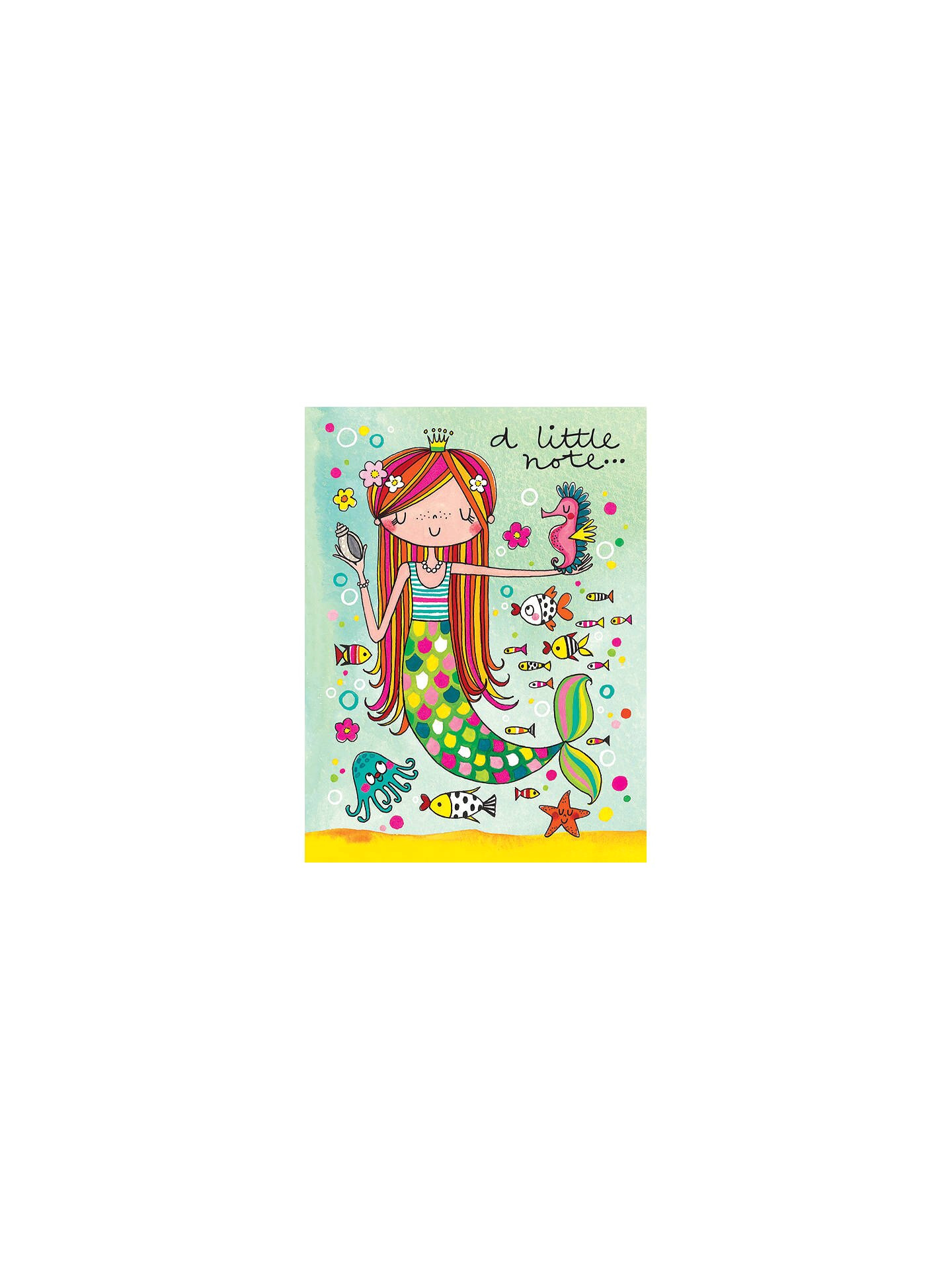 John Lewis Thank You Card Rachel Ellen Mermaid Thank You Notecards Pack Of 5 at John