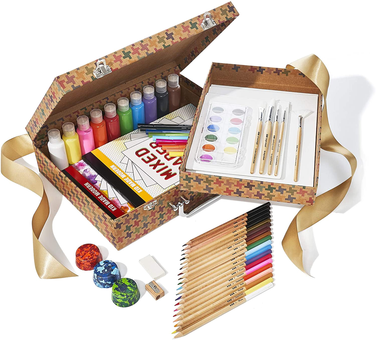 Kid Made Modern Trading Card Kit Kid Made Modern Studio In A Box Set Arts Crafts Kit for