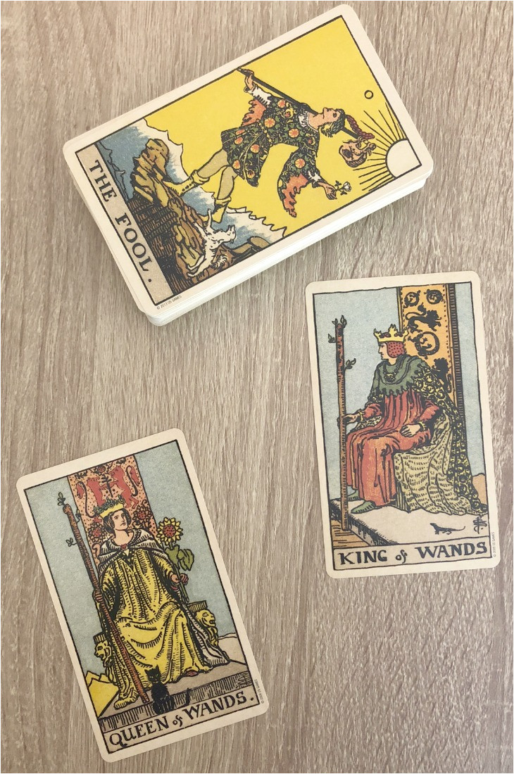 what does it mean when you receive the king and queen of wands together in a tarot reading jpeg