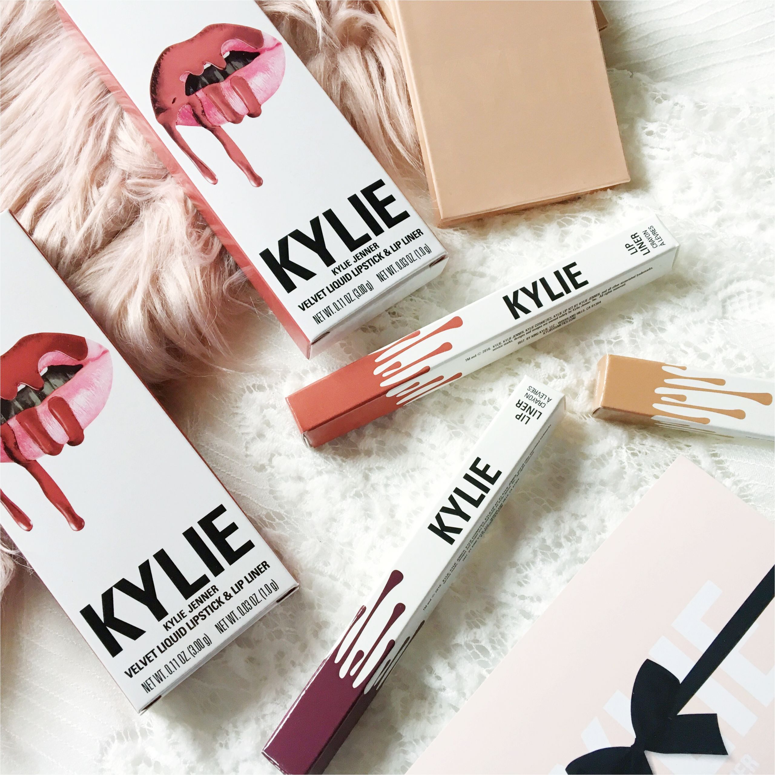 Kylie Cosmetics Thank You Card Kylie Cosmetics Haul and Swatches Luxuryblush