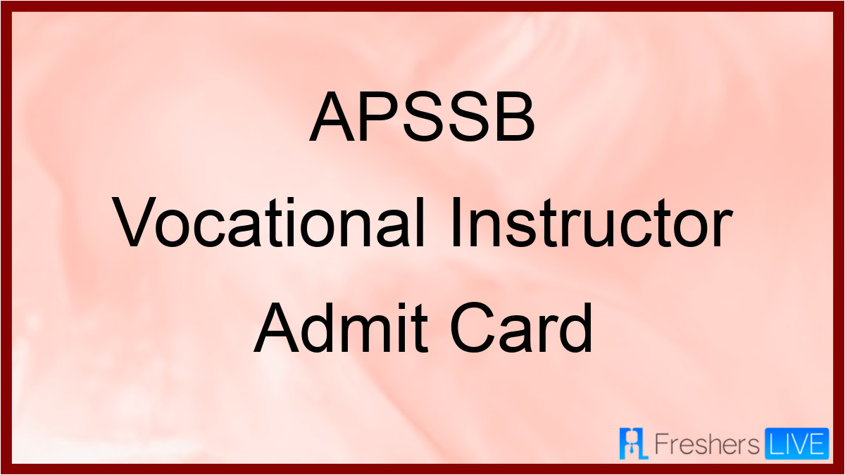 apssb vocational instructor admit card 2020 release soon 1588414140 png