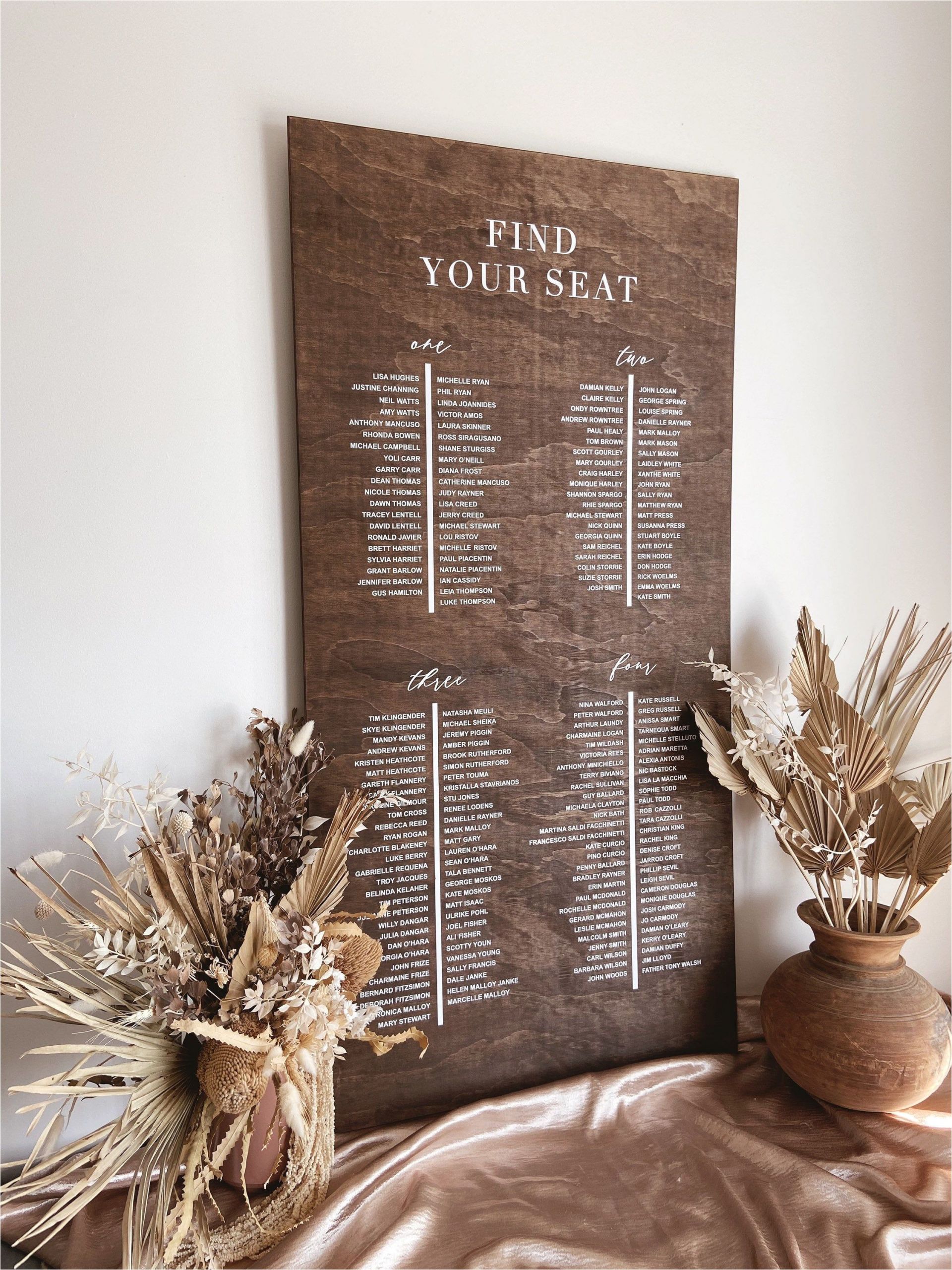 Library Card Wedding Seating Chart Seating Chart Find Your Seat Wooden Wedding Guest Seating