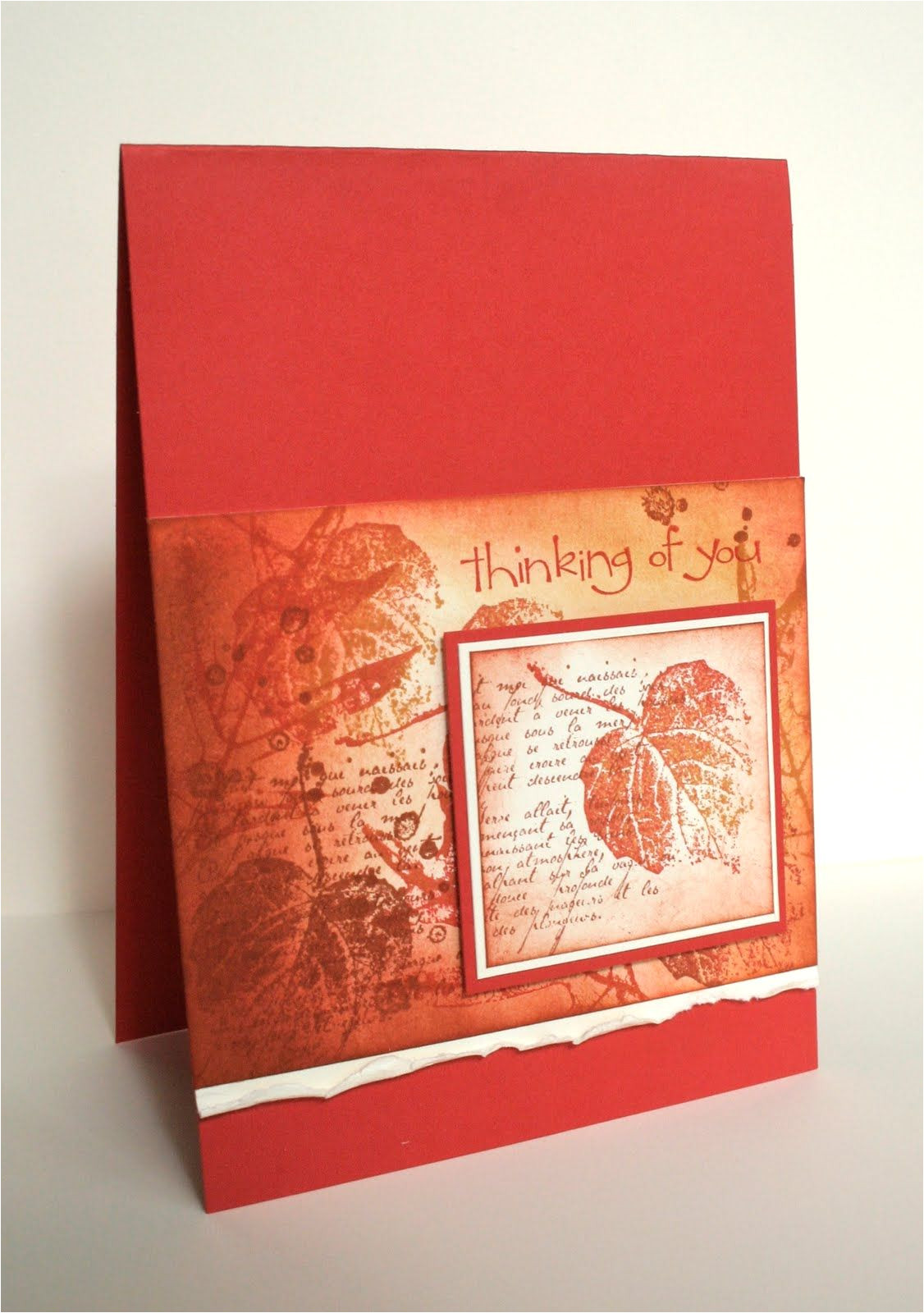 Love From In French for A Card Stamps French Foliage so Happy for You Card Poppy Parade
