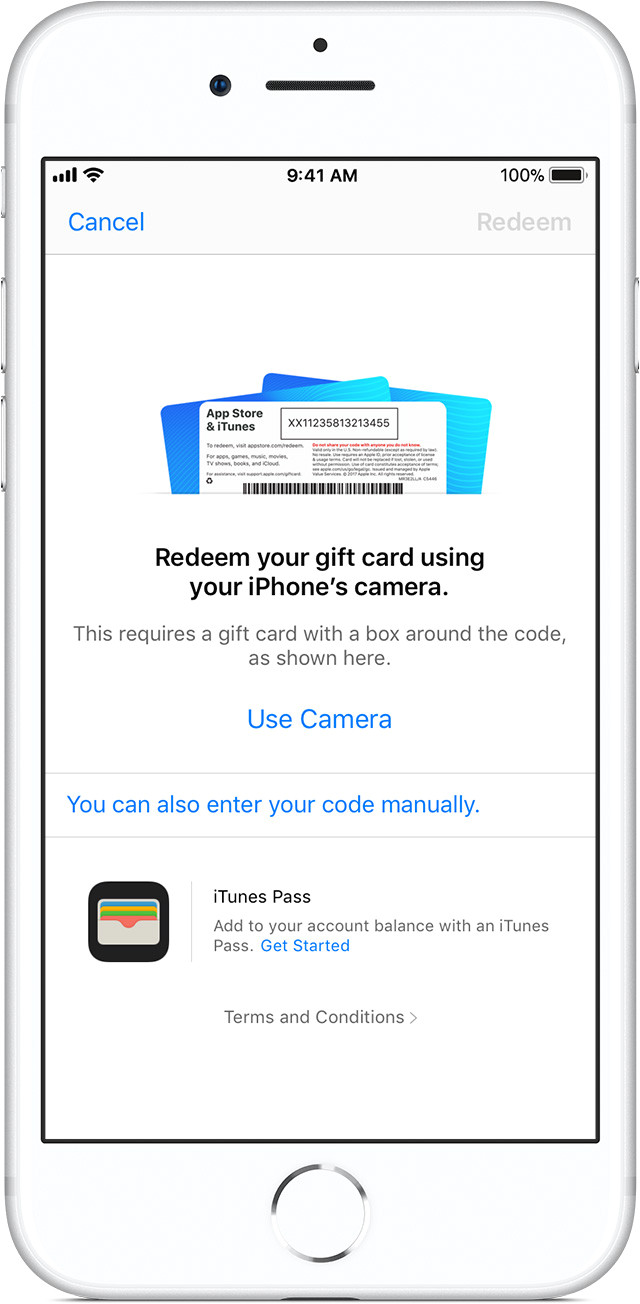 ios11 3 iphone8 app store account redeem gift card jpg