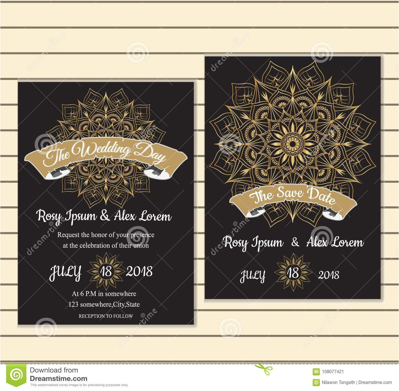 wedding card banner text template round floral vector o ornament national pattern 108077421 jpg