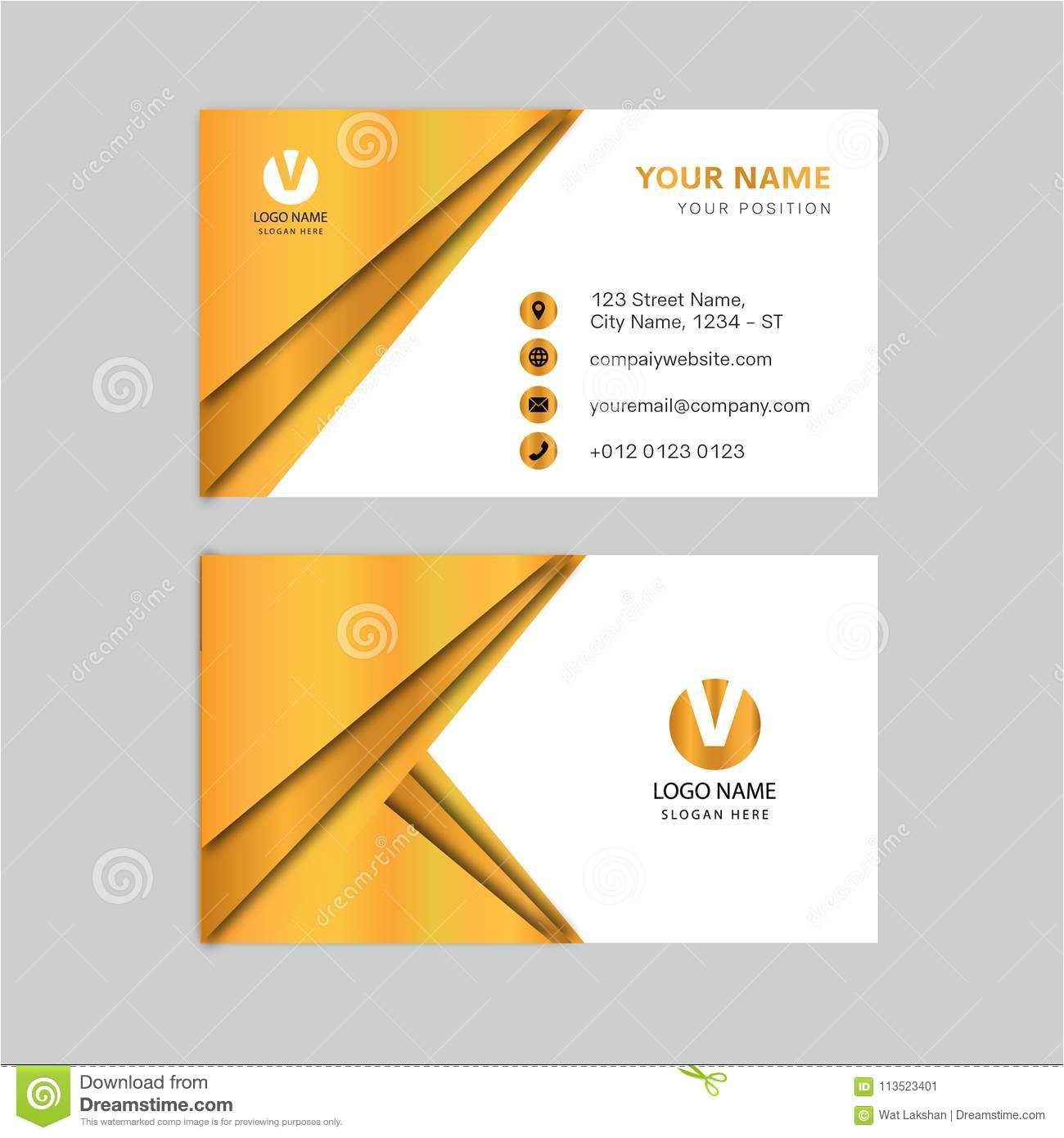 creative gold color business card design print ready modern design creative gold color business card design 113523401 jpg