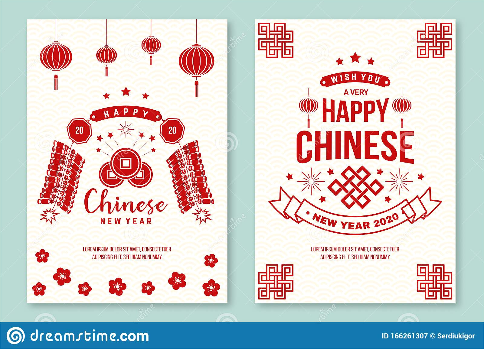 set happy chinese new year poster flyer greeting cards felicitation classic postcard sign rat card banner website template 166261307 jpg