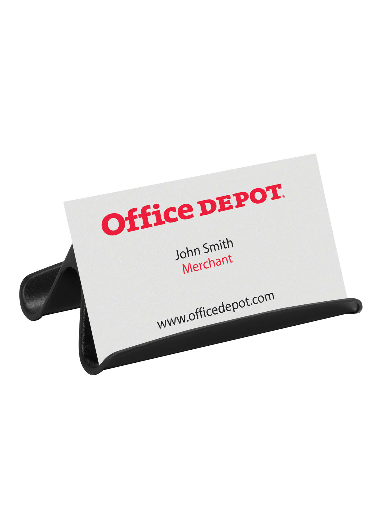 Modern Desktop Business Card Holder Office Depota Brand Business Card Holder Black Item 999063