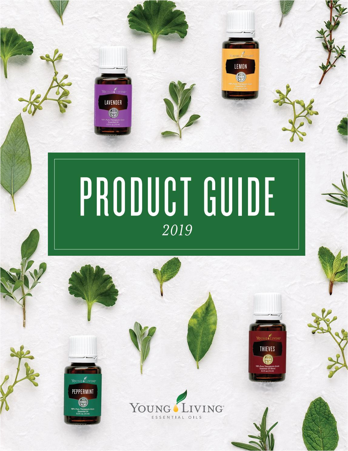 Modern Essentials Quick Reference Card 2019 Product Guide U S by Young Living Essential Oils issuu
