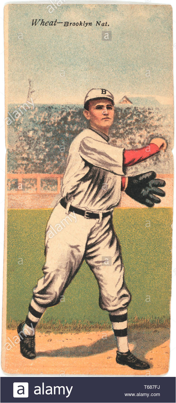 zack d weizen brooklyn schwindler baseball card portrait american tobacco company 1911 t687fj jpg