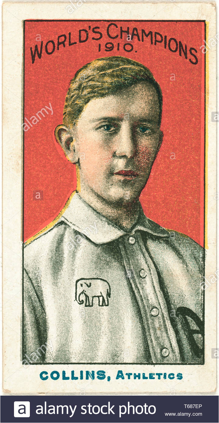 eddie collins philadelphia leichtathletik baseball card portrait nadja karamell unternehmen 1910 t687ep jpg